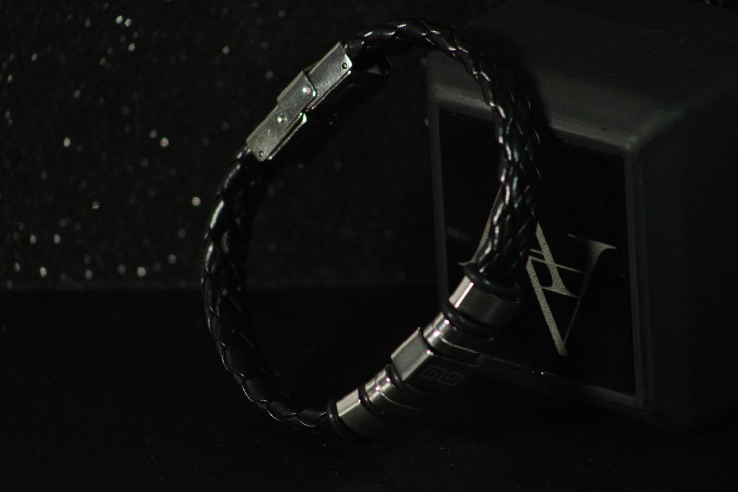 Customized Leather Name Bracelet for Men