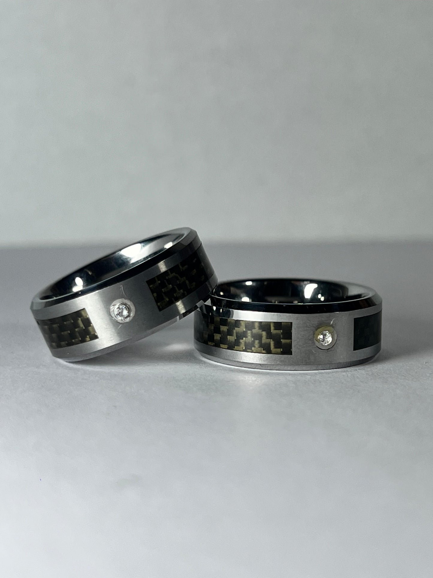 The Reactor Titanium Ring With Carbon Fiber Inlay