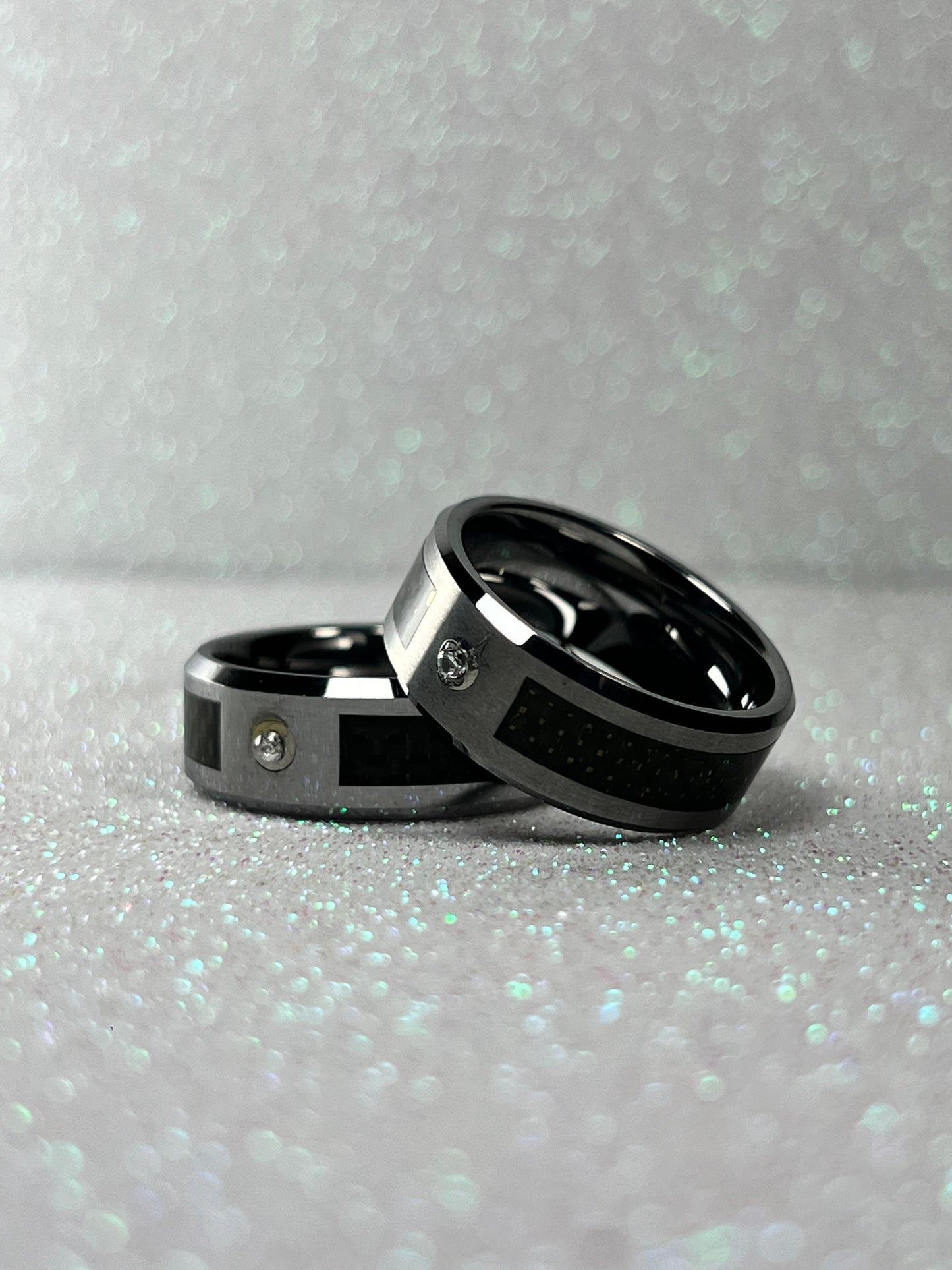 The Reactor Titanium Ring With Carbon Fiber Inlay