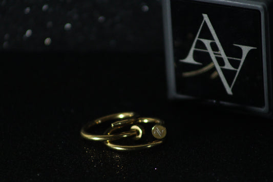 Sterling Golden Nail Ring - Stylish Mens Ring Pakistan