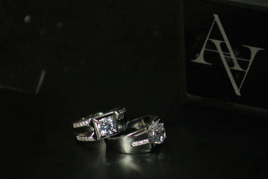 Statement Ring for Men: Simulated Diamond Ring Adjustable - Domineering Style, Fashion Jewelry, Gift for Him, Buy Now!
