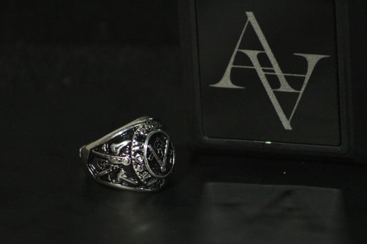 Masonic Freemason Ring Silver - Stylish Mens Ring Pakistan