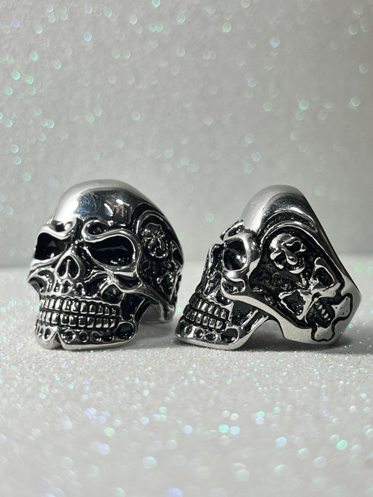 Biker Skull Ring
