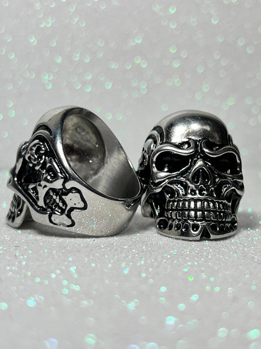 Biker Skull Ring